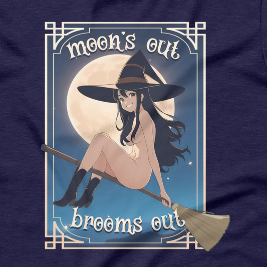 Moon's Out, Brooms Out Tee